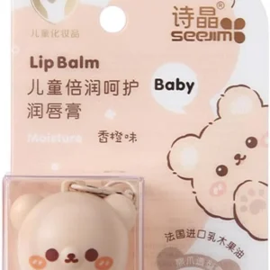 Llavero 2 en 1, lápiz labial de oso, barra de reparación de labios