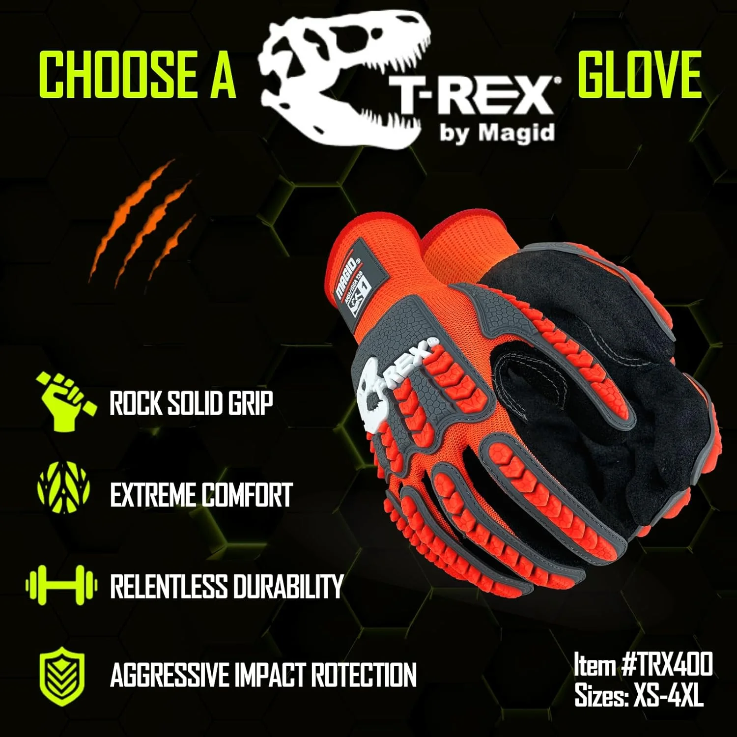 Magid Glove & Safety - guante de impacto multiusos - Imagen 4
