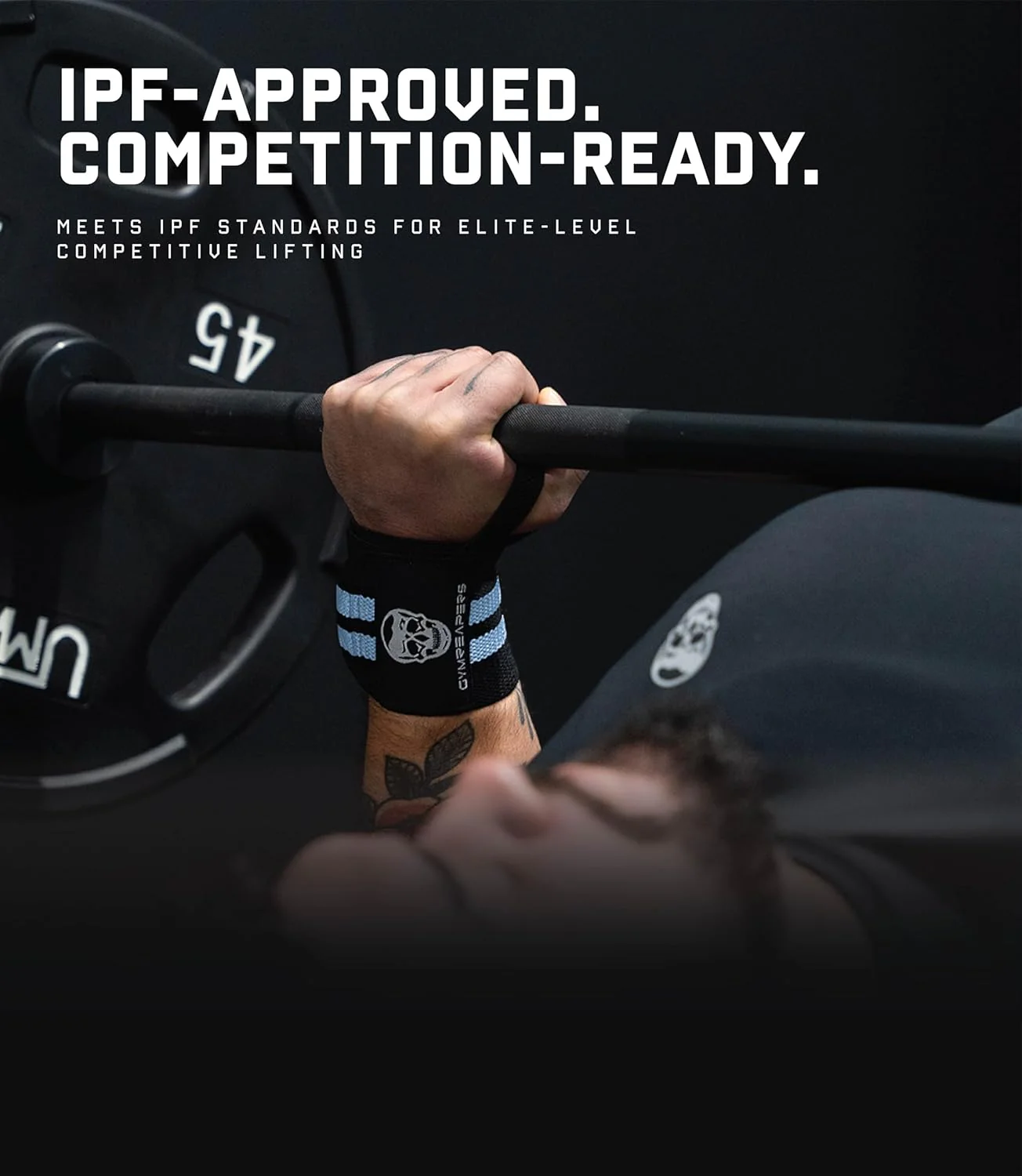 Muñequeras de levantamiento de pesas, soporte de muñeca con lazo para pulgar - Imagen 4