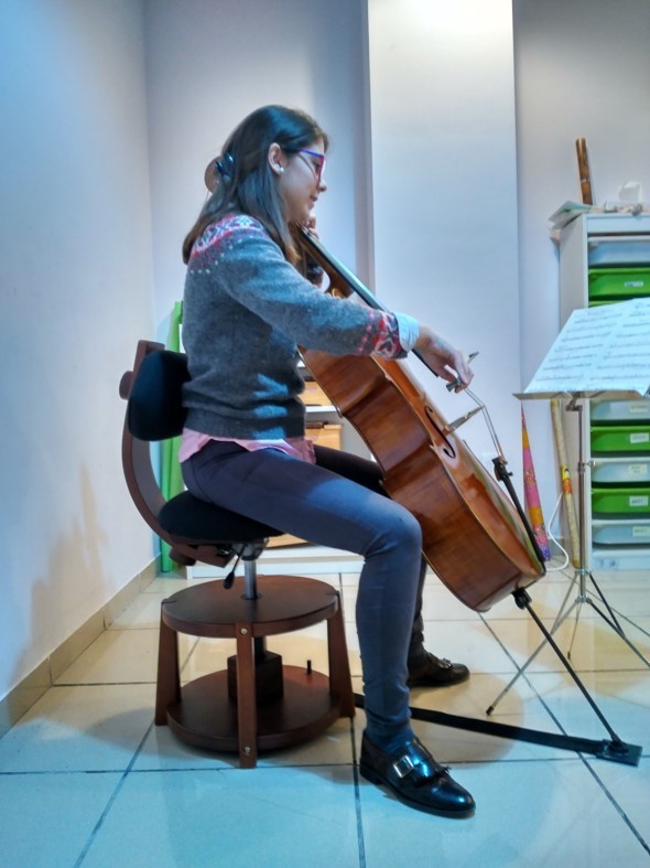 Silla Musical Ergonómica color Nogal J.S.Bach - Imagen 6