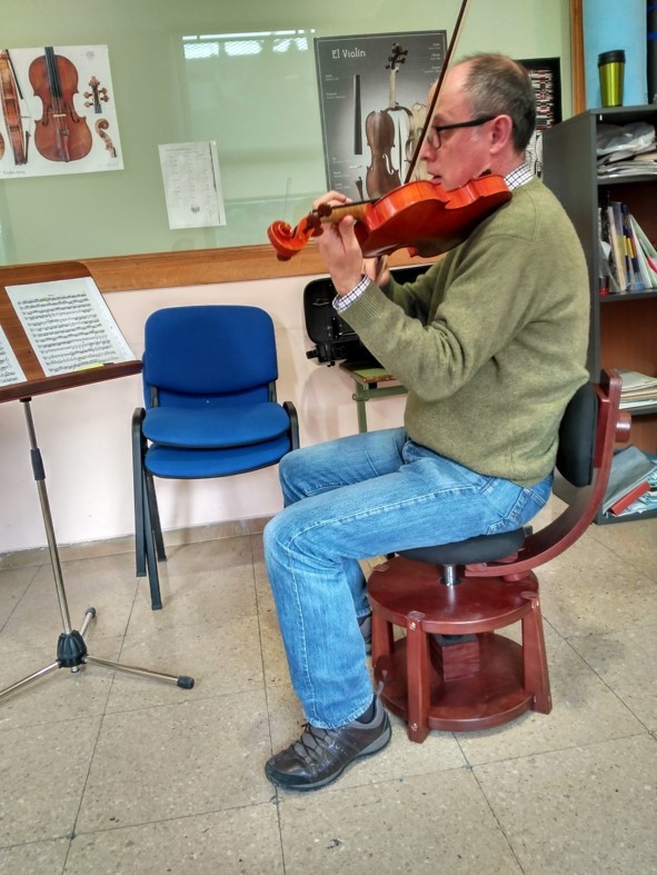 Silla Musical Ergonómica color Nogal J.S.Bach - Imagen 3