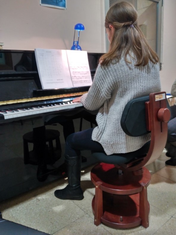 Silla Musical Ergonómica color Nogal J.S.Bach - Imagen 7