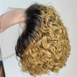 Peluca corta de  1B 27 Pixie Cut 13*1 Pelucas