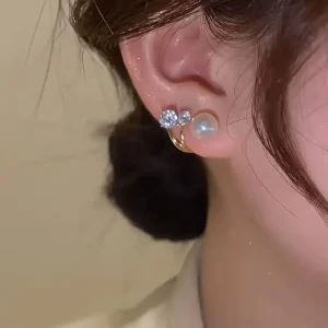 Pendientes de Imitación de Perlas para Mujer
