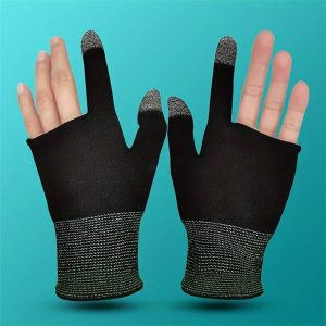 Shein 1 par de guantes de juego de dos dedos, transpirables y resistentes al sudor