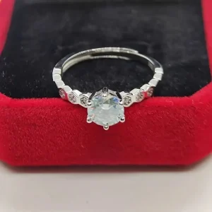 SHEIN 1 Pieza, Anillo De Compromiso, , Con Forma De Panal De Abeja, ajustable