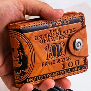 SHEIN 1 pieza Cartera de hombre con portador de tarjetas plegable