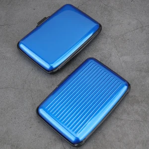 SHEIN 1 pieza Tarjetero aleación de aluminio