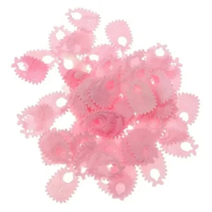 SHEIN 100 Piezas Mini Confeti de Bebé Chupetes de Tela para de Cumpleaños Decoracion