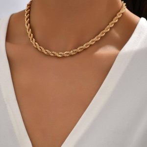 SHEIN Collar de cadena minimalista