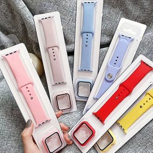 Shein Correa y funda de silicona 2 en 1 para Apple Watch