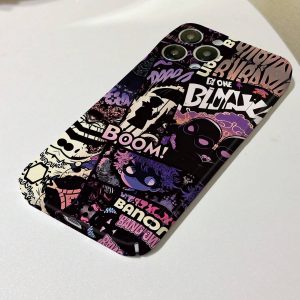 Shein Funda rígida impermeable para teléfono con diseño de película de dibujos animados para iPhone 7p/8p