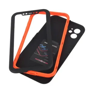 Shein Funda TPU+PC de protección completa con color para iPhone 11