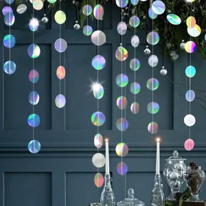 SHEIN Guirnalda circular de 42.49 pies/1600 cm