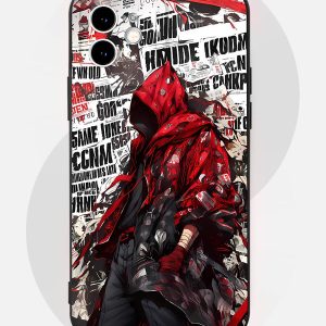 SHEIN JURSUE JURSUE - Funda de teléfono suave a prueba de golpes con diseño de anime