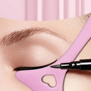 SHEIN Plantilla multifuncional para delineador de ojos, 1 pieza de silicona
