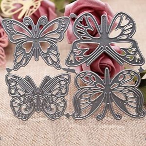 Shein Plantillas de mariposa con marco de metal para hacer tarjetas de papel, álbumes de recortes
