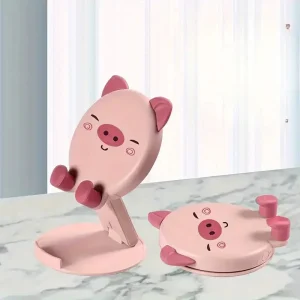 SHEIN Soporte Portátil Creativo y Práctico para Teléfono Móvil, Ajustable en Ángulo y Altura