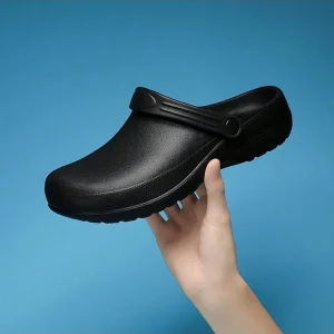 SHEIN Zapatos de cocina antideslizantes para hombre, profesionales para chef de trabajo