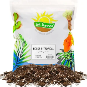 Soil Sunrise Mezcla para macetas de plantas tropicales, ideal para jardinería