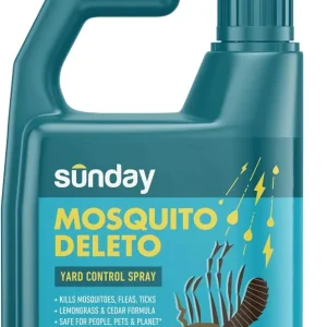 Sunday Mosquito Deleto - Spray repelente de mosquitos y control de insectos