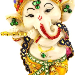 TIED RIBBONS Estatua de Ganesh | 5.5 pulgadas |