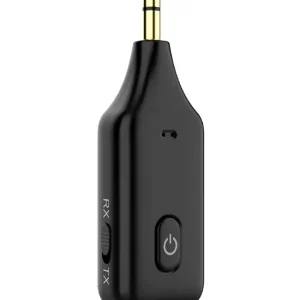 Transmisor y receptor de audio Bluetooth 5.1 con entrada AUX de 3,5 mm y adaptador inalámbrico de música estéreo